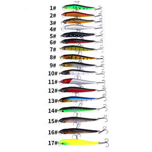 Esche vive Mino con ami in acciaio inossidabile, affondamento lento, proiezione remota, laser Hengjialuya, esca bionica a lingua corta, attrezzatura da pesca - Product Image 5