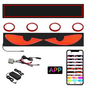 Car Devil Eyes Light LED Programmable Flexible Personnalisable Store Sign <span class=keywords><strong>Bluetooth</strong></span> App & Remote Control Advertising LED Signs - Product Image 3