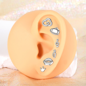 À la mode En Acier Inoxydable Lèvre Piercing <span class=keywords><strong>Bouche</strong></span> Labret Anneau Cadeau Tragus Helix Bijoux Divers Oreille Cartilage Boucle D'oreille Punk - Product Image 3