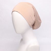 Vente en gros de Jersey personnalisé moins cher musulman Hijab Cap pour les femmes musulmanes