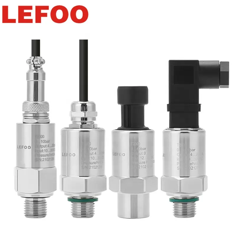LEFOO圧力センサー4-20mA水油空気圧測定304ステンレス鋼圧力送信機トランスデューサー
