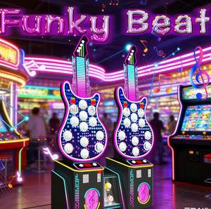 Máquina de Juego de Ritmo Musical Divertida - Equipo Arcade Operado con Monedas para 2 Jugadores - Product Image 4