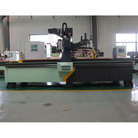 Routeur CNC à changement d'outil automatique haute précision pour le nesting, machine CNC pour le traitement du bois, de l'acrylique et du PVC
