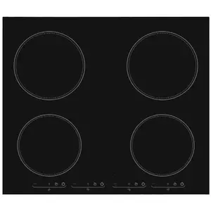 Black Wire Mesh Tempered Glass Ceramic Painting Glass Induction Cooker Top Cover Glass