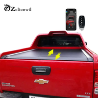 Couverture de benne électrique rétractable Zolionwil pour Chevrolet Colorado 2022 avec 6 pieds de hauteur de benne, compatible Chevrolet Silverado 1500 2500