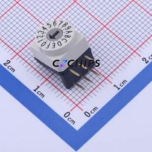 MER-16H Rotary Encoder Switch Through hole Component (THT) Switch 16 True Code - Product Image 1