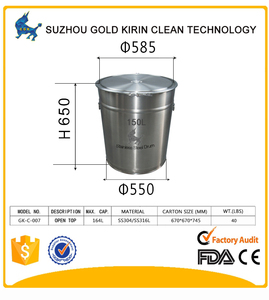 Réservoir de stockage de liquide d'eau alimentaire en acier inoxydable de 150 litres, adapté au laboratoire chimique - Product Image 3