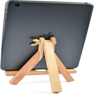 Caballete de madera hecho a mano para teléfono, soporte para tableta y ordenador, estilo de lona adecuado para todo tipo de teléfonos Android Las tabletas son - Product Image 6