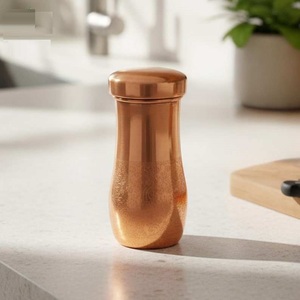 High Quality <b>Copper</b> Water Bottle Pure <b>Copper</b> <b>Cup</b> Type Design Premium Drinking Water Bottle Available at Competitive Price - Product Image 2
