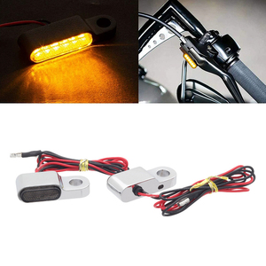 ไฟเลี้ยว LED อลูมิเนียมขนาดเล็กสำหรับมอเตอร์ไซค์ ไฟกระพริบแบบดัดแปลง เหมาะสำหรับสกู๊ตเตอร์ รถสามล้อ จักรยานไฟฟ้า อุปกรณ์เสริมอเนกประสงค์ - Product Image 3