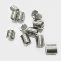 304 Stainless Steel Wire Thread Insert Thread Protector Inch Thread Protection Sleeve Fully Threaded Plain Finish 10mm Diameter