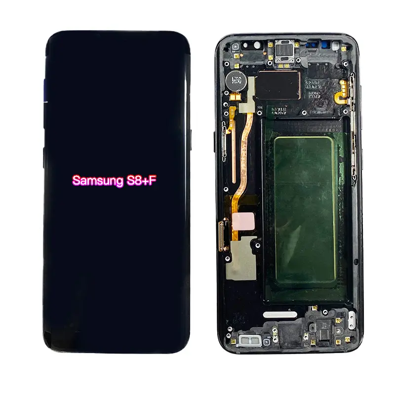 low price original mobile phones lcds high quality repair lcd touch screen display assembly for Samsung Galaxy S8 display