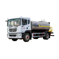 Ensemble supérieur de camion de suppression de poussière à canon à brouillard 12m³ 30m pour l'assainissement municipal et le nettoyage routier