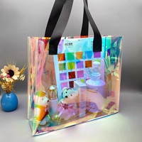 Sacs cadeaux prêts à l'emploi, sacs en PVC découpés au laser, accessoires, souvenirs, emballages cadeaux avec motifs et logos, design portable, éblouissants