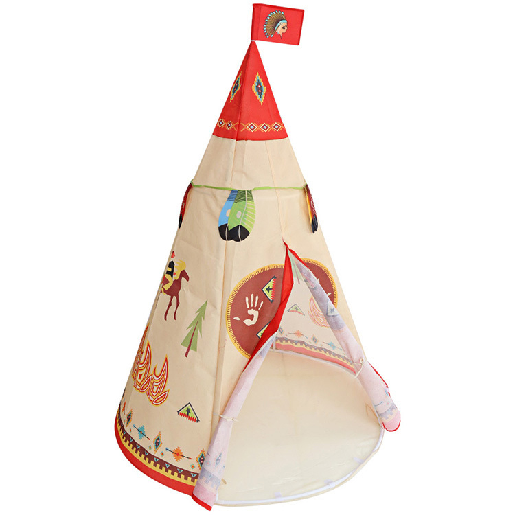 Indoor Indian Gypsy Kids Teepee Game tent Play House Christmas tents Portable easy fold Playhouse Soft Toy for children Reading