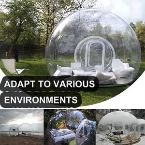 Tente à bulles gonflable tente dôme à air transparent pour maison tente à effet de serre avec ventilateur grandes tentes extérieures pour le camping - Product Image 5