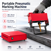 Machine de gravure pneumatique portable pour métaux profonds, marqueur à poinçon pour code VIN et numéro de châssis