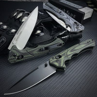 Couteau de poche pliant BM 615BK, lame S30V, manche G10, survie en plein air, camping, chasse, couteaux tactiques, sauvetage, outils EDC tranchants