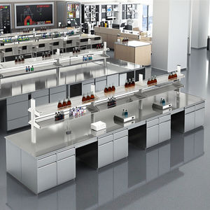 Edelstahl-Arbeitstisch für Labor oder Reinraum Metallplatten-Stil für Schul- oder Krankenhausnutzung - Product Image 2