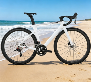 Bicicleta de Carretera de Carreras R12pro de Carbono Completo, Suministro Directo de Fábrica, 24 Velocidades, Frenos de Disco Hidráulicos, Ruedas Ligeras de Aluminio 700C - Product Image 1