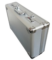 Boîte de rangement en aluminium avec serrure pour 50 supports de pièces de monnaie PCGS NGC