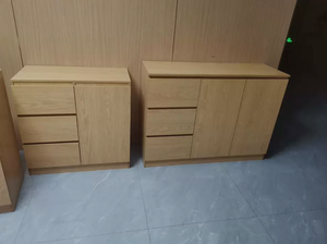 Mobiletto Moderno in Legno Massello per <span class=keywords><strong>Soggiorno</strong></span> con 4 Cassetti <span class=keywords><strong>e</strong></span> Scomparti, Ideale per Piccoli Appartamenti <span class=keywords><strong>e</strong></span> Pareti Strette - Product Image 5
