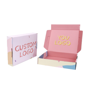 Custom Printed logo Self-adhesive Zip <strong>Lock</strong> Postal Mailing Mailer Boxes Corrugated <strong>Box</strong> Packaging Tear Strips Shipping Boxes - Product Image 1