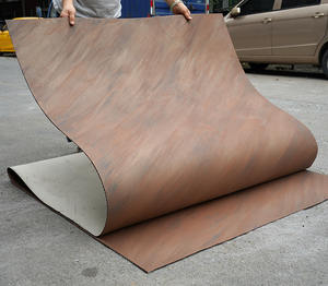 Panneau en cuivre doré de style moderne de haute qualité, aspect pierre de grès rouille, 1200x3000mm, grande taille, décoration murale intérieure et extérieure - Product Image 1