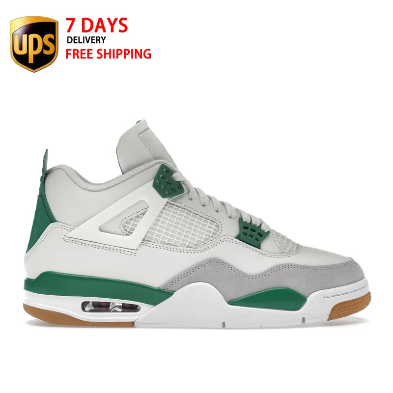 Dropshipping Sneakers OG Brand 4 Retro SB Pine Green Sports Sneakers Trainers travis scotts retro Basketball Shoes Jordaneliedly