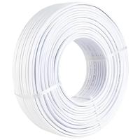Kabel Galaxy Heavy Duty RVVB Twin Flat Fleksibel PVC Konduktor Tembaga untuk Bangunan 2/3 Inti Kabel Suplai Daya Ekstensi Soket