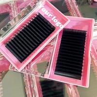 Extensions de cils noirs volumineux en gros J C CC DLash Extensions 03 05 Fournisseur d'extensions de cils Plateaux de cils personnalisés avec logo Vendeur
