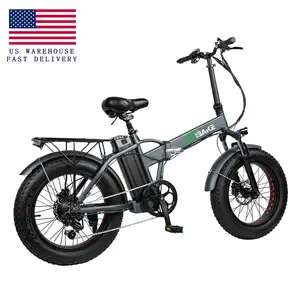 Long Distance Electric Bike Full Suspension Electric Cycle 500w Motorized Electric Motor E Bike 20 Inch Aluminum Alloy Ebike