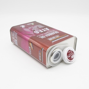 Produttore di latta rettangolare vuota olio motore lattine di metallo con tappo in metallo - Product Image 4