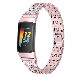 2023 nouveau <span class=keywords><strong>Bracelet</strong></span> <span class=keywords><strong>de</strong></span> <span class=keywords><strong>luxe</strong></span> en acier inoxydable pour <span class=keywords><strong>Fitbit</strong></span> <span class=keywords><strong>Bracelet</strong></span> <span class=keywords><strong>Bracelet</strong></span> mode diamant <span class=keywords><strong>Bracelet</strong></span> pour <span class=keywords><strong>Fitbit</strong></span> Charge 5 bandes - Product Image 3