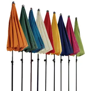 German quality BSCI pass big outdoor windproof strong beach umbrella