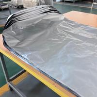 Sac d'emballage de papier d'aluminium à fond rond Offre Spéciale doublure anti-humidité et chimique UV pour l'utilisation d'aérosol et d'essence