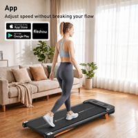 Tapis de marche réglable pour la maison et le bureau, équipement de fitness compact pour la course en intérieur sous le bureau