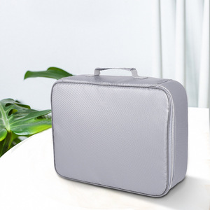 Estuche de almacenamiento de archivos ignífugo de 3 capas de lujo Material Oxford resistente al agua con bloqueo Bolsa de documentos portátil segura - Product Image 3