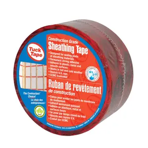 UV menahan perekat Epoxy Resin biru merah selubung PE Tuck Tape untuk konstruksi selubung penghalang uap