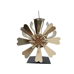 Ventilateur de poêle à <span class=keywords><strong>bois</strong></span> à haute efficacité en alliage d'aluminium 6063 alimenté par la chaleur - Product Image 1