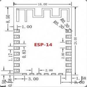 Esp8266 nối tiếp Wifi Module thu phát không dây ESP-14 - Product Image 3