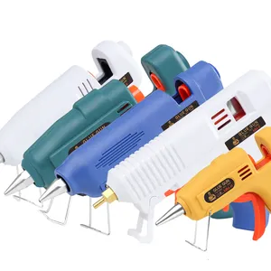 200W 작은 전기 난방 가정용 실리콘 총 홈 DIY 도구 공예 수리 도구 온도 조절기 핫멜트 접착제 총