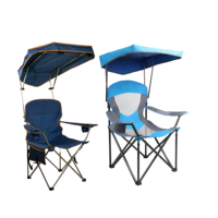 Chaise pliante d'extérieur en fer, portable, pour la plage, le camping, la pêche, la randonnée, le pique-nique, avec dossier haut et accoudoirs, légère, robuste, fonction de rangement