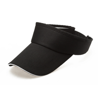 Verano deportes poliéster algodón sol sombrero color sólido correr ciclismo béisbol sombreros logotipo personalizado visera a prueba de sol sombreros