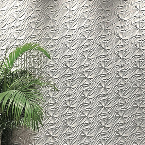 Briques en béton pour l'habillage mural intérieur et extérieur des écoles, des magasins et des supermarchés, designs 3D, durables, ignifuges, UHPC TRIO 260*255*10mm - Product Image 1