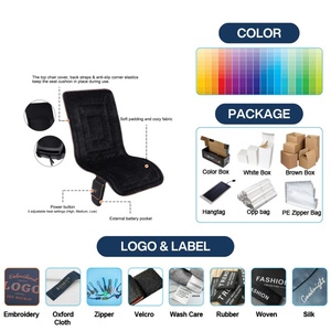 Cojín <span class=keywords><strong>de</strong></span> Asiento Calefactable Mydays Tech <span class=keywords><strong>con</strong></span> Interfaz USB y Control <span class=keywords><strong>de</strong></span> Temperatura <span class=keywords><strong>de</strong></span> 3 Velocidades y Calefacción <span class=keywords><strong>de</strong></span> Tres Zonas para el Hogar - Product Image 2