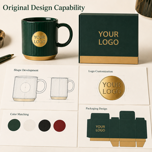 Set Regalo di Tazze in Ceramica Scanalata <span class=keywords><strong>con</strong></span> Logo Personalizzato, Tazza <span class=keywords><strong>da</strong></span> <span class=keywords><strong>Caffè</strong></span> all'Ingrosso <span class=keywords><strong>con</strong></span> Confezione Regalo di Lusso, OEM ODM, Regalo Promozionale Aziendale - Product Image 5