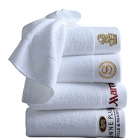 Luxury Customized Logo Towels Sets Soft for Bath Hotel Salon Beauty Spa Barber Beach Towels 100% Cotton Towels Gift Logo