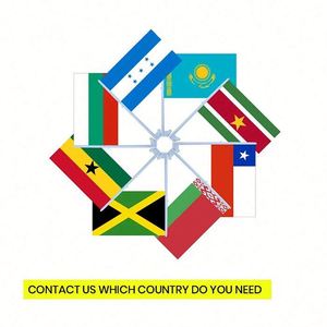 Manufacturer Direct Supplier Customized Polyester Custom Blank Sublimation <b>Flag</b> for Car Windows with Unbreakable Stick - Product Image 6