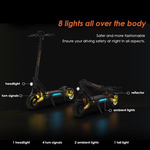 Patinete Plegable Kukirin 20.8 con Batería, Motor Dual, Alcance de 70 km, Neumáticos de 10 Pulgadas, Carga Máxima de 120 kg, Patinete Plegable Kuki - Product Image 4